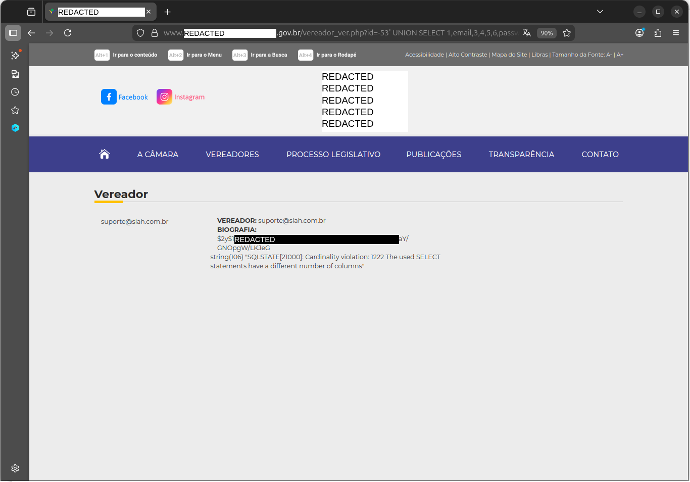 SQL Injection