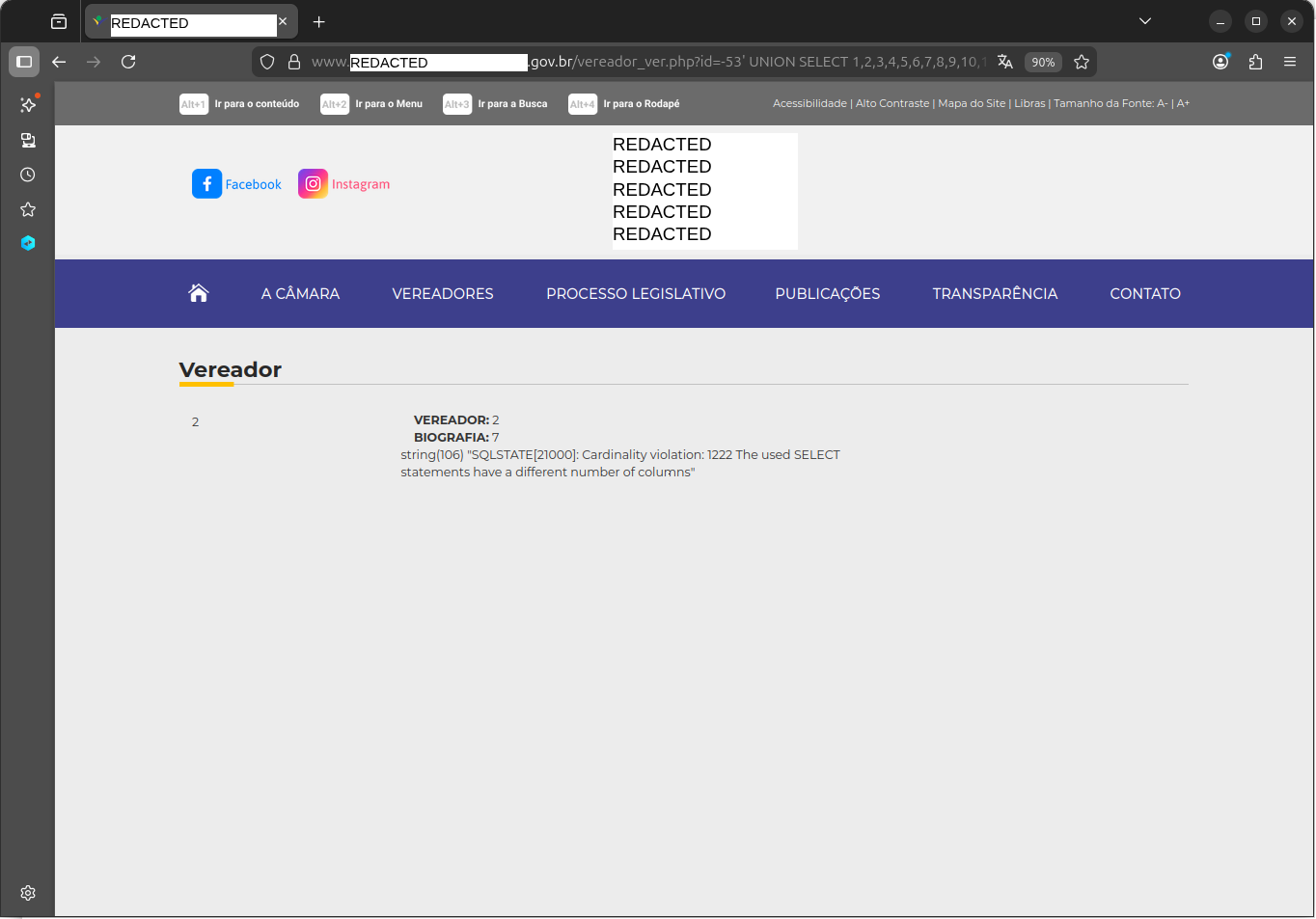 SQL Injection